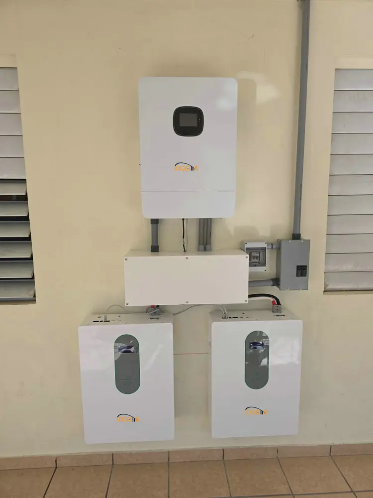 Solar high-frequency phase separation inverter+10 degree lithium iron phosphate battery installation case