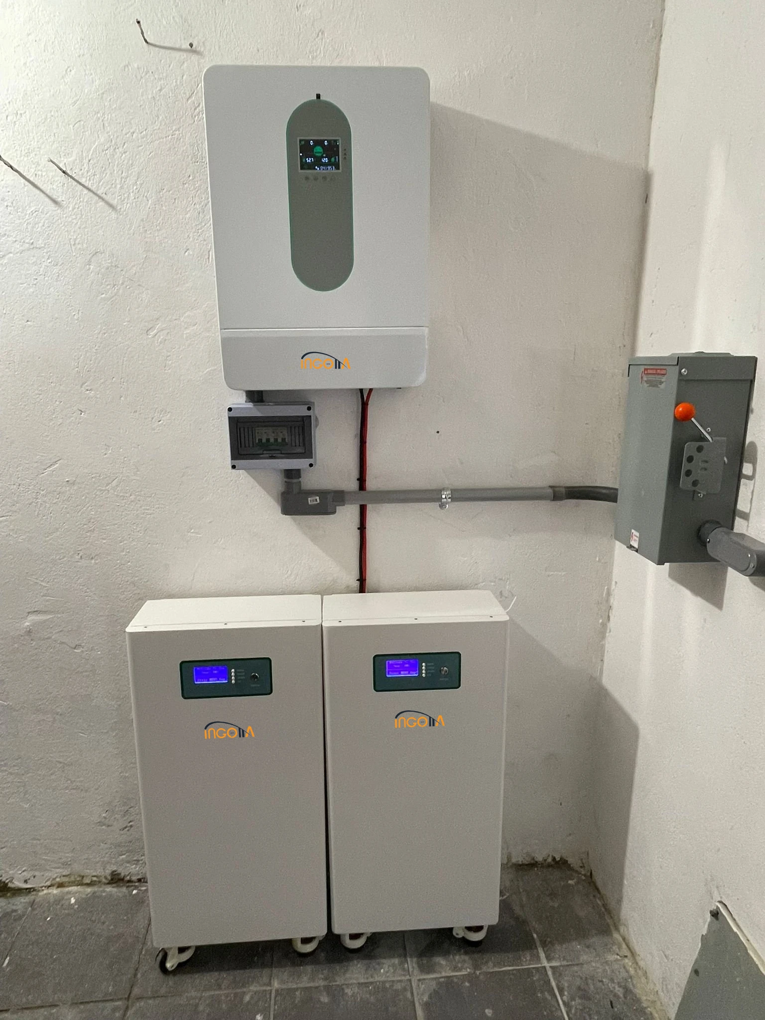 10kw hybrid inverter &amp; 30kwh lifepo4 battery