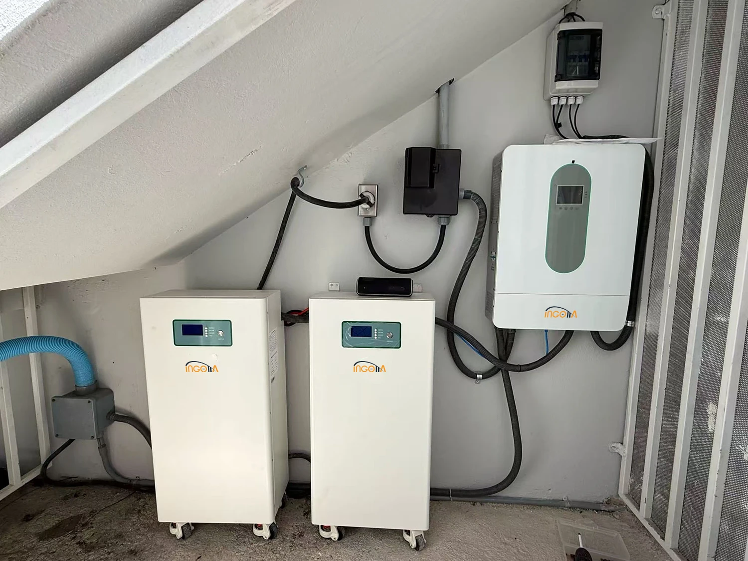 10kw hybrid inverter &amp; 30kwh lifepo4 battery