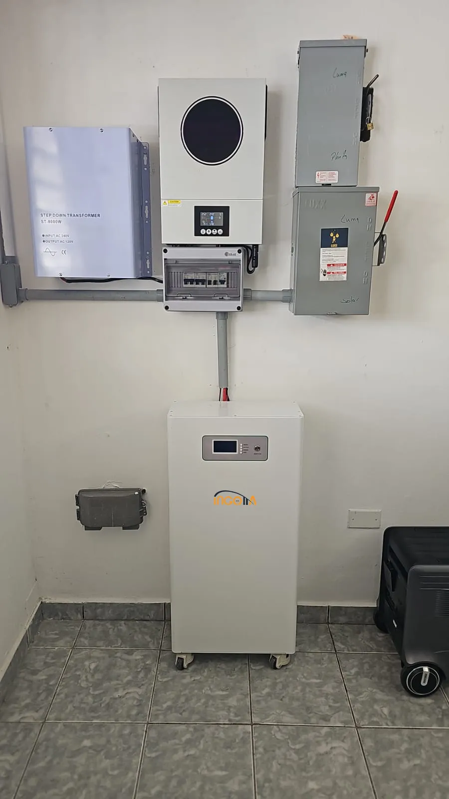 15kWh lithium iron phosphate battery installation case