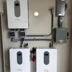 10KWh lifepo4 battery &amp; 10kw split hybrid inverter installation project