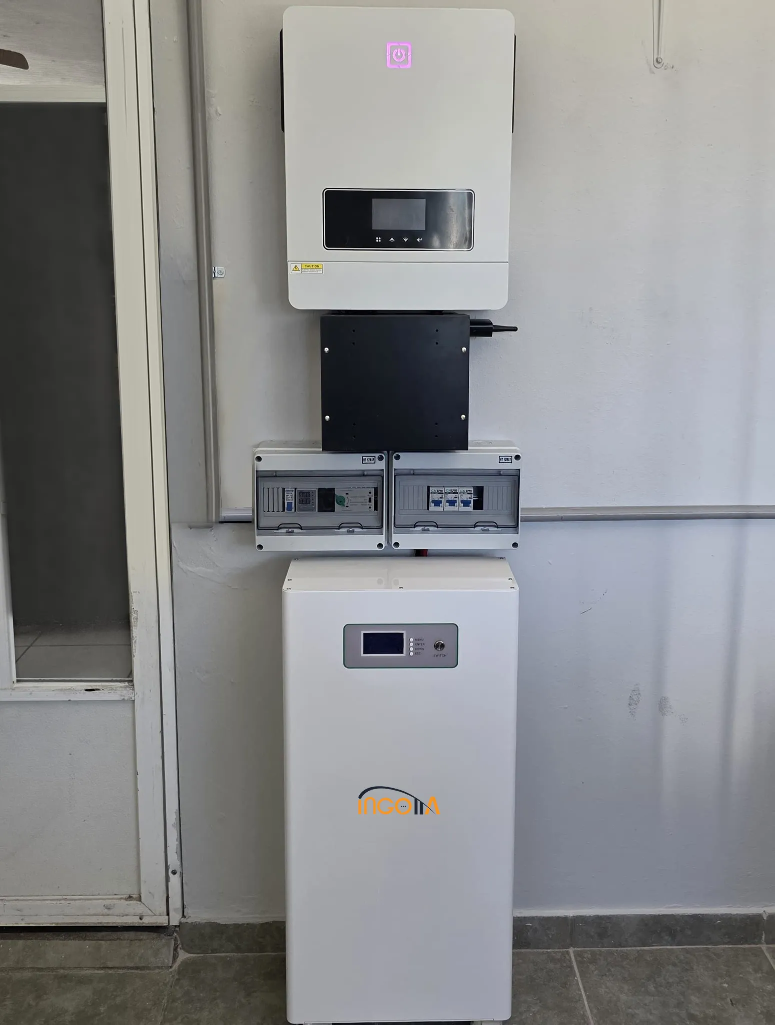 15KWh lifepo4 battery installation project